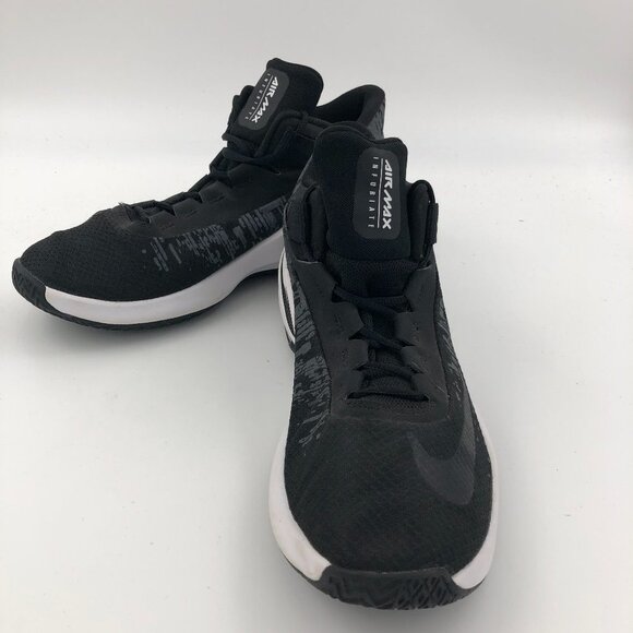 Nike Other - NIKE Air Max Infuriate 2 Mid Black Men's Summer Basketball Shoe US 9M EUC